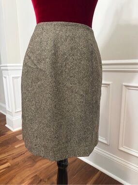 Episode Classic‎ Wool Blend Pencil Skirt in Tweed Brown size 2
